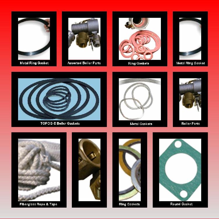 An Assortment of AGIS Boiler Room Gaskets and Other Supplies